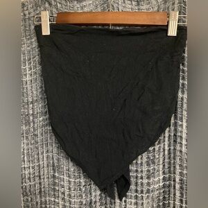 Hollister Black Fabric Halter Top